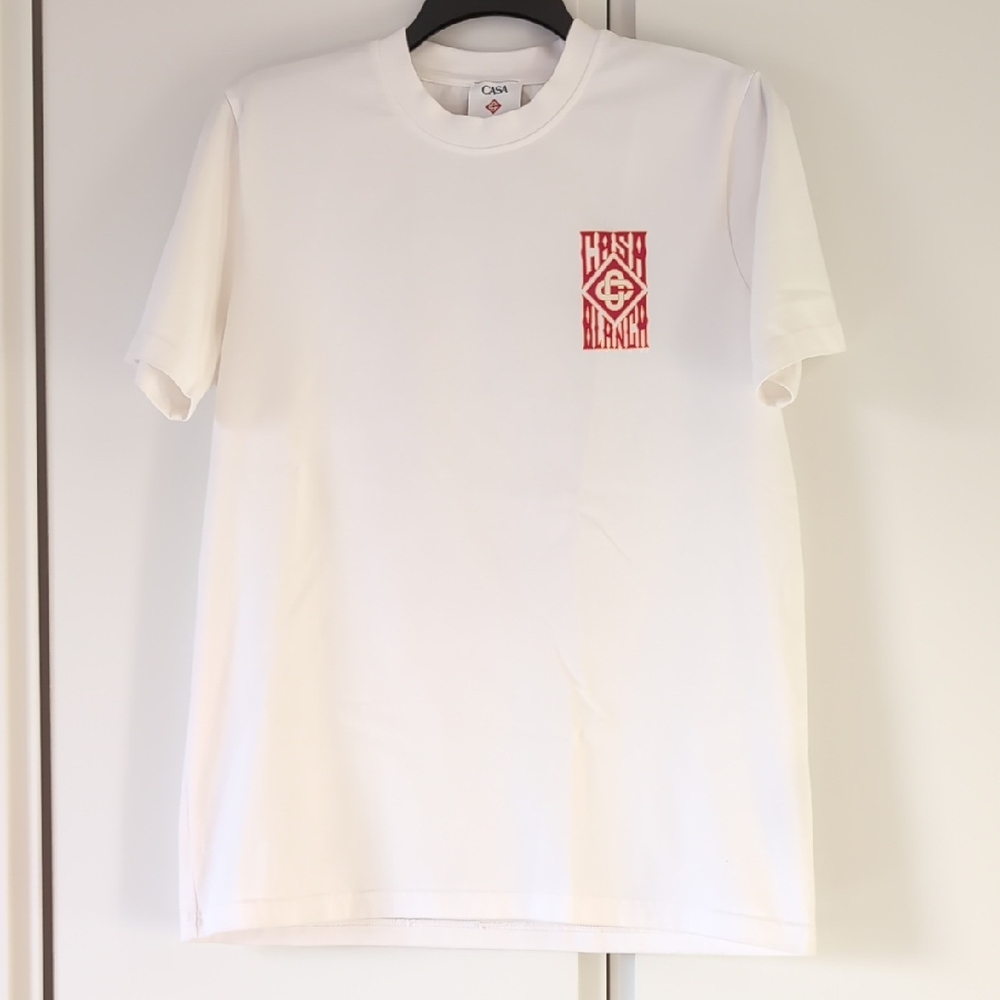 Casa Blanca White Tee with Red Graphic